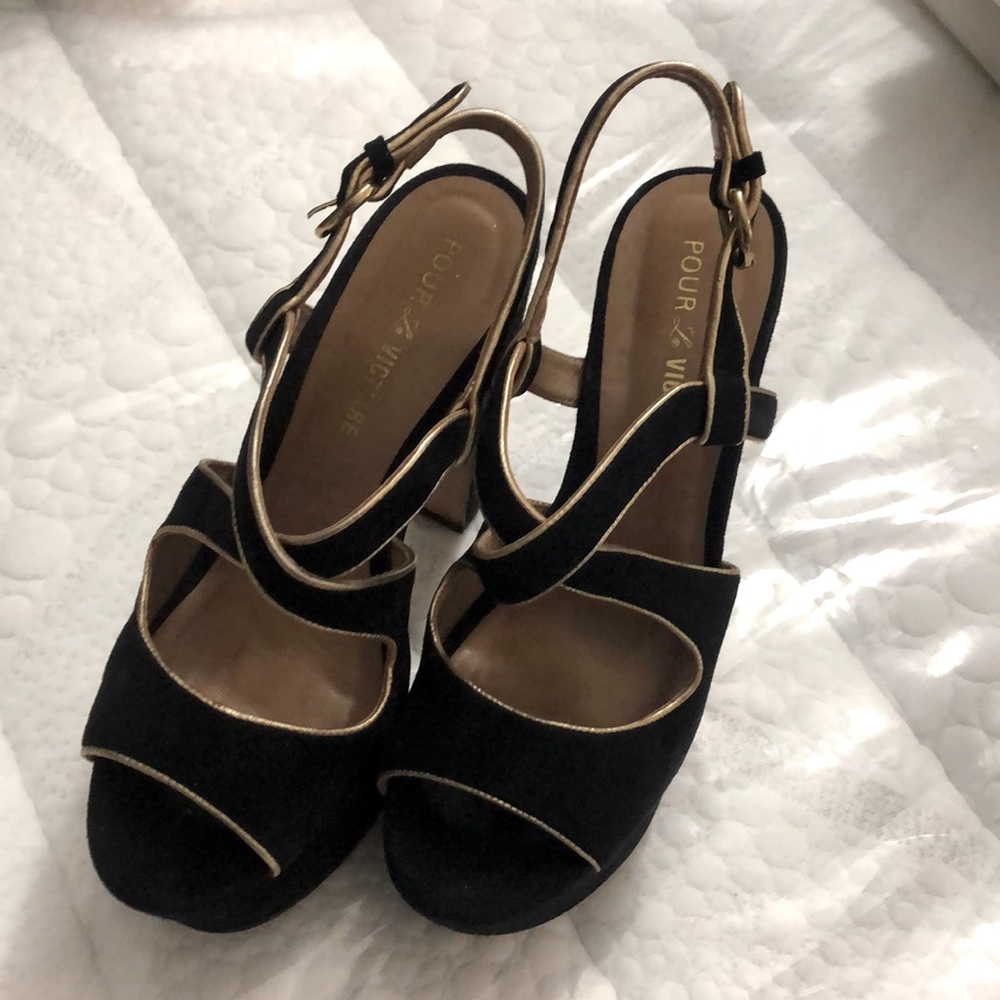 Black high heels